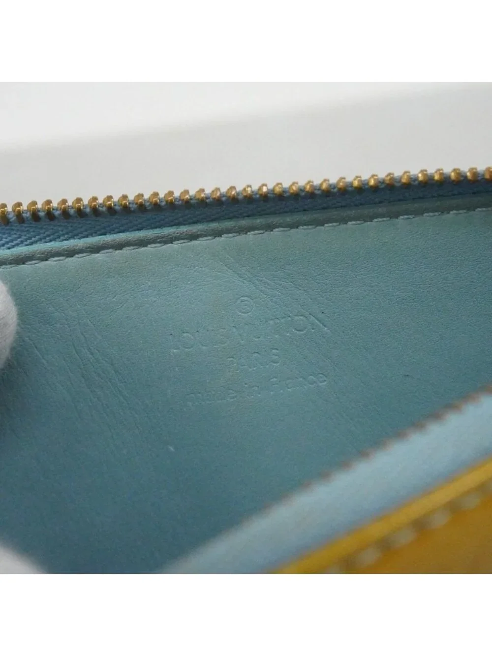 Louis Vuitton Handbag Vernis Lexington Baby Blue